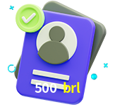 Tornar-se um membro do 500 brl é muito simples